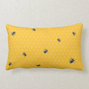 Lumber Cushion - Honeycomb Bee2