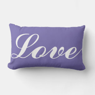 Lumber Cushion - Love (Periwinkle)