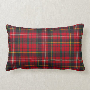 Lumber Cushion - Red Tartan Macpherson Clan
