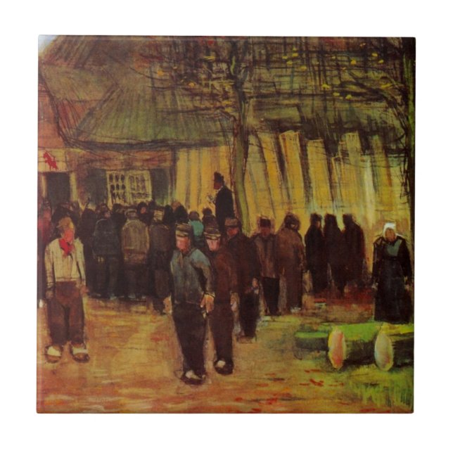 Lumber Sale by Vincent van Gogh Ceramic Tile (Front)