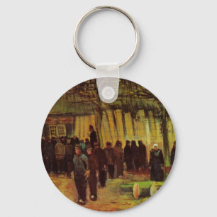 Lumber Sale by Vincent van Gogh Key Ring