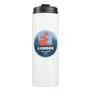 Lumber Wild And Scenic River, North Carolina Thermal Tumbler