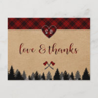 LumberJack and Jill Wedding Anniversary Thank you