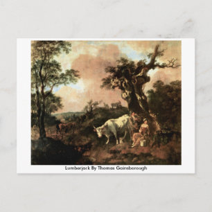Lumberjack By Thomas Gainsborough Postcard