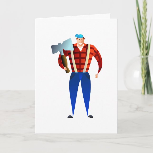 Lumberjack Card (Front)