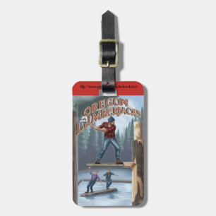 "Lumberjack Country" Luggage Tag