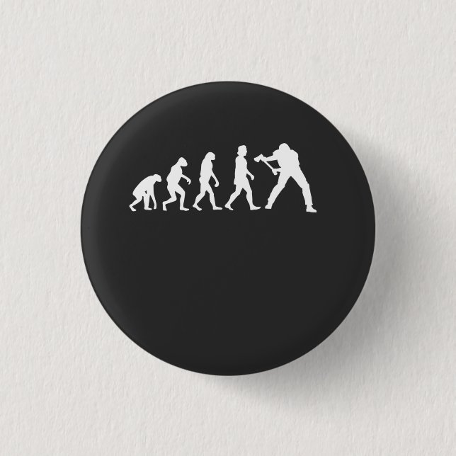 Lumberjack Evolution 3 Cm Round Badge (Front)