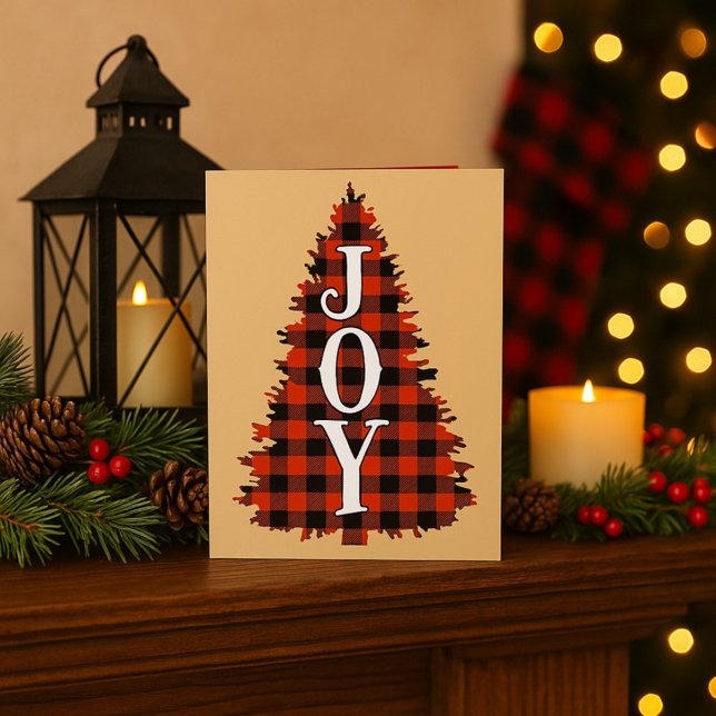 Lumberjack Joy Christmas Holiday Card (Creator Uploaded)
