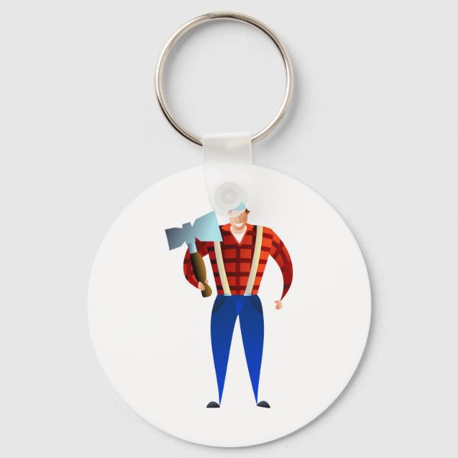 Lumberjack Key Ring (Front)