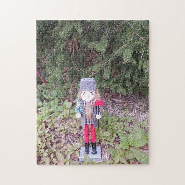 Lumberjack Nutcracker Jigsaw Puzzle (Vertical)