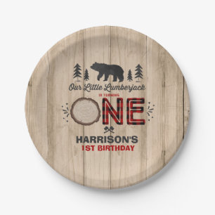 Lumberjack Paper Plate 7" Paper Plate