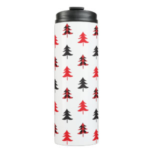 Lumberjack Pattern Cute Christmas Pattern Thermal Tumbler