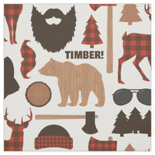 Lumberjack Pattern Fabric