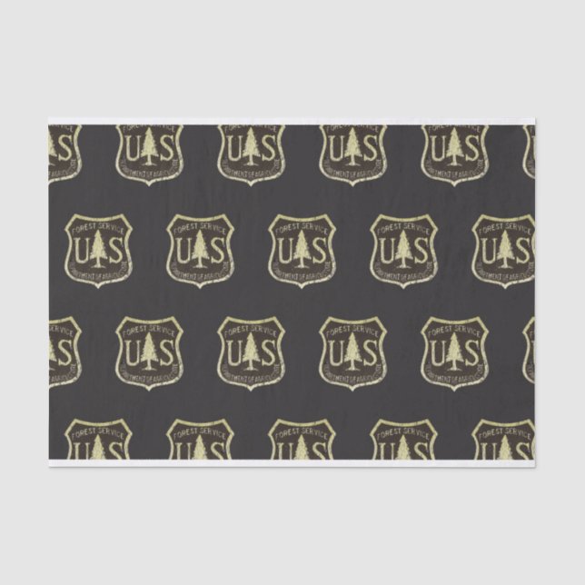Lumberjack Pattern  Tissue Paper (Front)