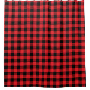 Lumberjack Plaid Seamless Pattern Shower Curtain