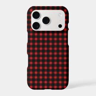 Lumberjack Print Red Black Winter Buffalo Plaid