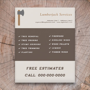 Lumberjack Services Flyer