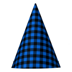 Lumberjack Style - blue fabric + your ideas Party Hat