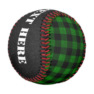 Lumberjack Style - green fabric + your ideas Baseball
