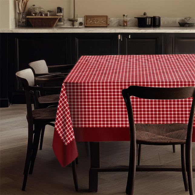 Lumberjack Tablecloth Rustic Red Black Tradition (Lumberjack Tablecloth Rustic Red Black Tradition)