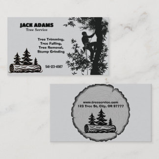 Lumberjack Tree Service Business Card