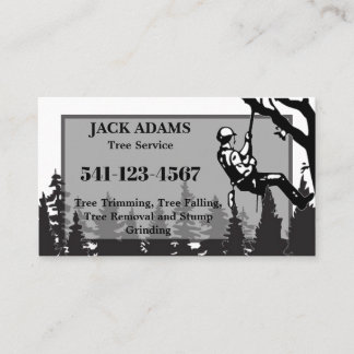 Lumberjack Tree Service Business Card