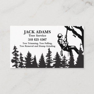 Lumberjack Tree Service Business Card