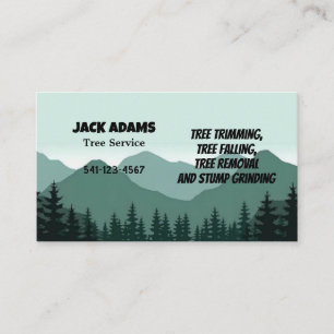 Lumberjack Tree Service Business Card