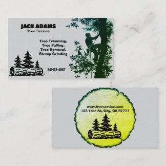 Lumberjack Tree Service Business Card