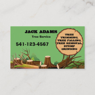 Lumberjack Tree Service Business Card