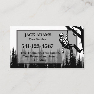 Lumberjack Tree Service Business Card