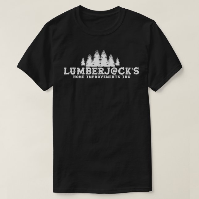 LumberJacks Double Black  T-Shirt (Design Front)