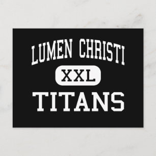Lumen Christi - Titans - High - Jackson Michigan Postcard