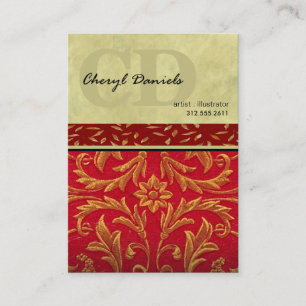 Lumiére Professional Custom Baroque Business Card