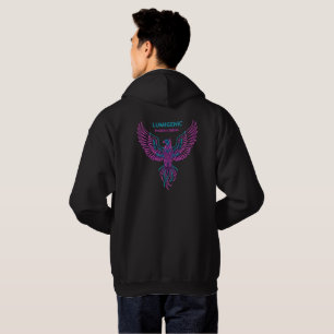 "LUMIGENIC Phoenix Rising Neon Design" Hoodie