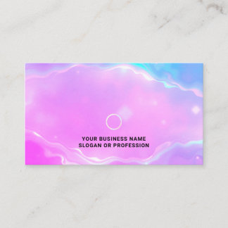 Lumina Opal | Rainbow Professional Logo Business Card