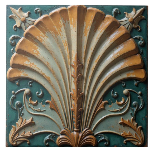 Lumina Shell Ceramic Tile (Front)