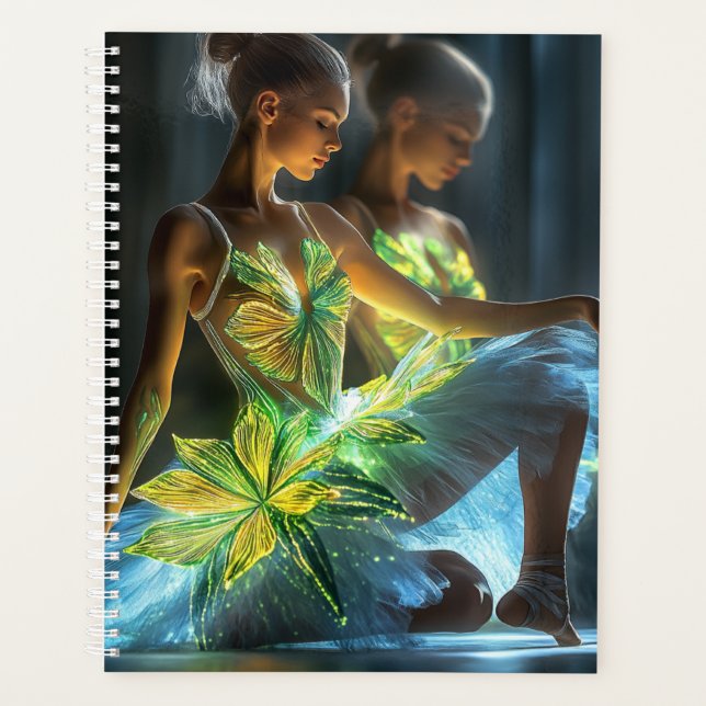Luminescent Ballerina  Planner (Front)