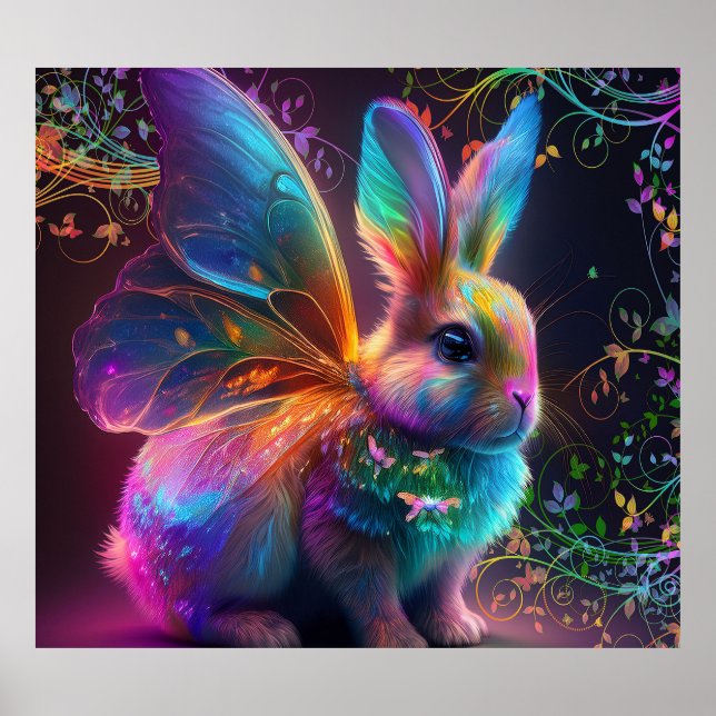 Luminescent Bunny Poster (Front)