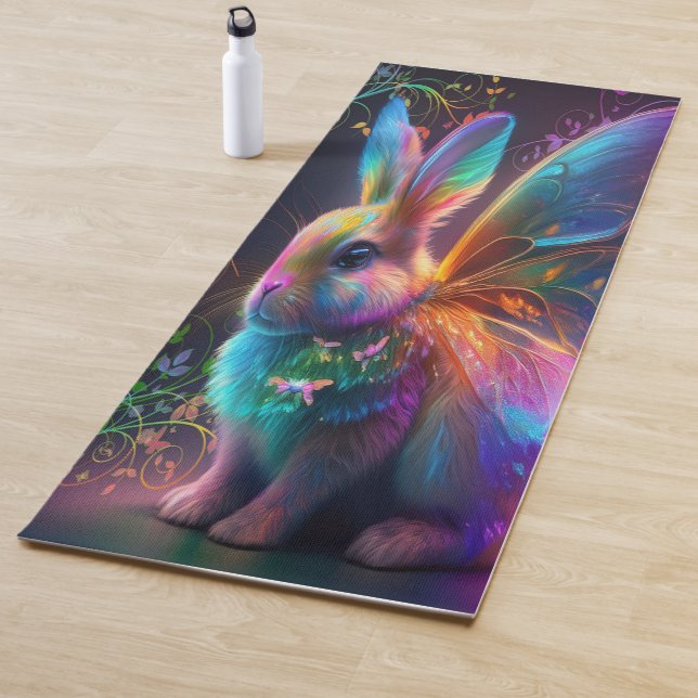 Luminescent Bunny Yoga Mat (In Situ)
