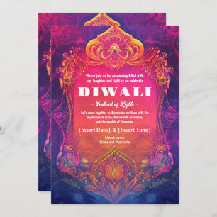 Luminescent Lotus  Invitation