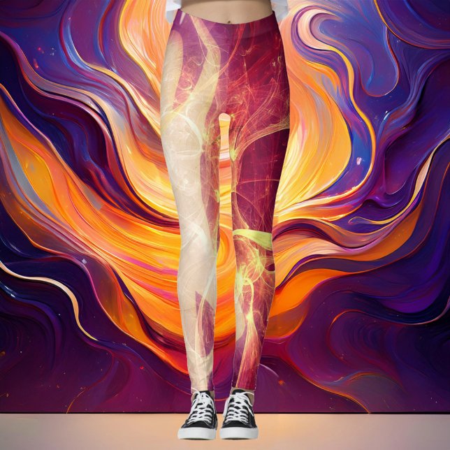 Luminescent Resilience Purple Leggings (Creator Uploaded)