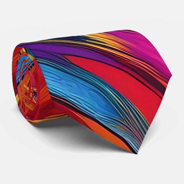 Luminescent Spectrum Neck Tie (Rolled)