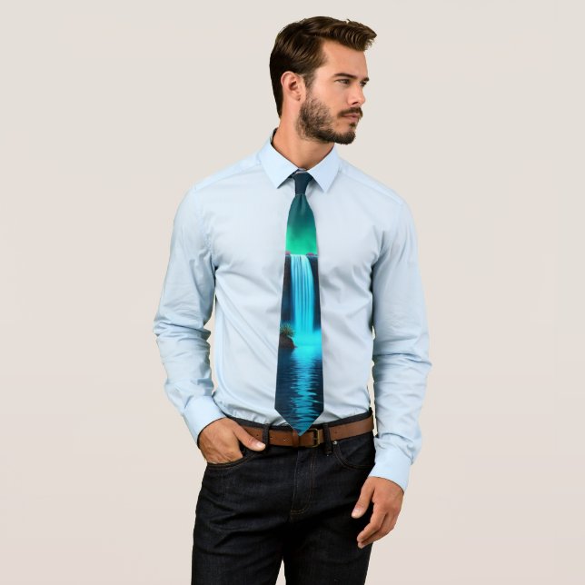 Luminescent Waterfall  Tie (In Situ)