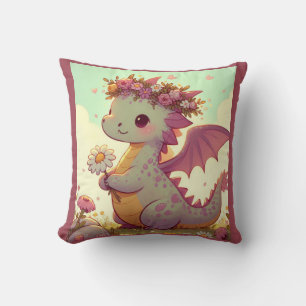 Luminexa (A Dragon Full of Sunbeams) Cushion