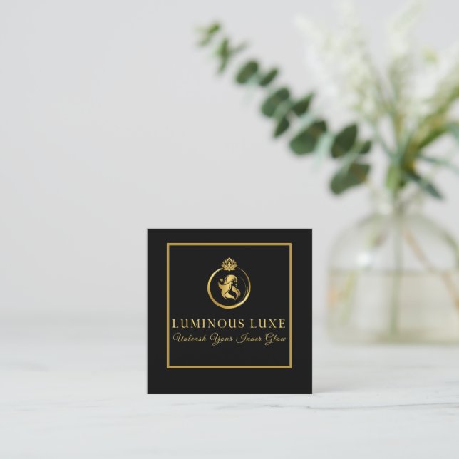 Luminous Beauty Business card (Standing Front)