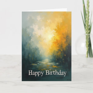 Luminous Birthday Vista Card