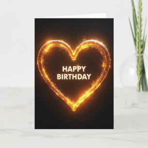 Luminous Birthday Wishes Card