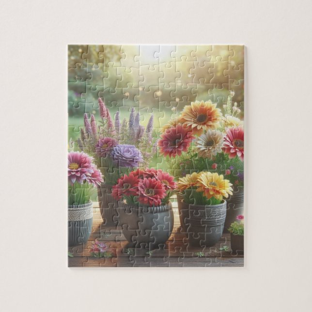 Luminous Bloom Jigsaw Puzzle (Vertical)