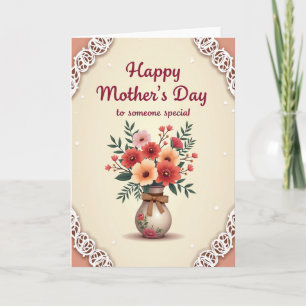 Luminous Blossoms Day Card
